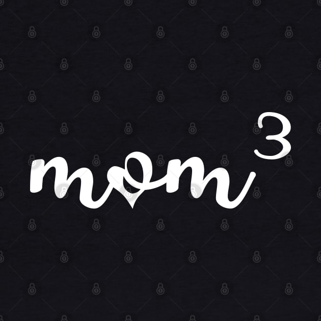 Mom of 3 T-Shirt Mom of three Shirt Mother Of 3 T Shirt Gift For Mom of 3 Kids Pregnancy Announcement Shirt by Katarinastudioshop